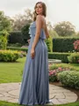 A-line Spaghetti Straps Timeless Sleeveless Floor-Length Chiffon Bridesmaid Dresses