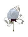 Romantic Free-Form Satin Boutonniere(Sold in a single piece)
