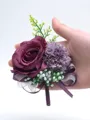 Delicate Free-Form Silk Flower Boutonniere(Sold in a single piece)