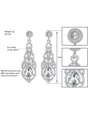 Ladies's Luxurious Crystal Hot Sale Earrings