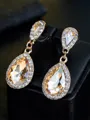 Vintage Alloy With Rhinestone Women's Earrings