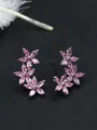 Attractive Copper With Flower Earrings For Ladies