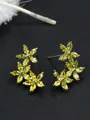 Attractive Copper With Flower Earrings For Ladies