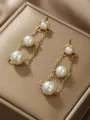 Charming Alloy With Imitation Pearl Earrings
