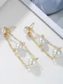 Charming Alloy With Imitation Pearl Earrings