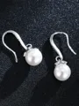 Simple Alloy With Imitation Pearl Earrings