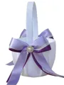 Seductive Flower Basket In Cloth With Bowknot