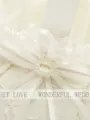 Gorgeous Flower Basket In Lace With Bowknot