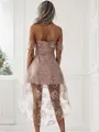 A-line Off-the-Shoulder Sleeveless Lace Timeless Short/Mini Homecoming Dress