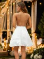 A-line Scoop Timeless Sleeveless Short/Mini Tulle Homecoming Dresses