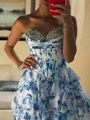 Glamorous A-line Sweetheart Cascading Ruffles Short/Mini Corset Homecoming Dress