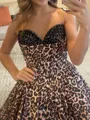 Luxurious A-line Sweetheart Short/Mini Corset Homecoming Dress