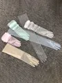 Pretty Tulle Opera Length Wedding Gloves
