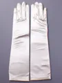 Simple Cloth Elbow Length Wedding Gloves