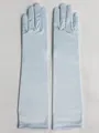 Simple Cloth Elbow Length Wedding Gloves