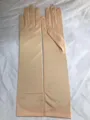 Simple Cloth Elbow Length Wedding Gloves