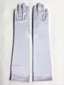 Simple Cloth Elbow Length Wedding Gloves