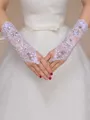 Luxurious Tulle Lace Wedding Gloves