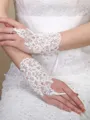 Gorgeous Tulle Lace Wedding Gloves