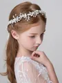 Chic Alloy With Imitation Pearl Headbands
