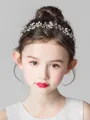 Classic Alloy With Imitation Pearl Headbands