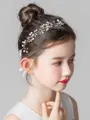 Classic Alloy With Imitation Pearl Headbands