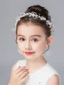 Shinning Alloy With Imitation Pearl Headbands