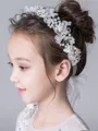 Charming Alloy With Imitation Pearl Headbands