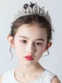 Fascinating Alloy With Rhinestone Tiaras
