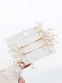 Elegant Alloy With Imitation Pearl Hairpins(2 Pieces)