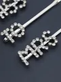 Stunning Alloy With Rhinestone Hairpins(3 Pieces)