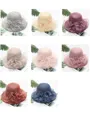 Ladies' Romantic Silk Flower Adjustable Beach/Sun Hats