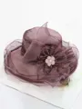 Ladies' Elegant Silk Flower Kentucky Derby Hats/Tea Party Hats