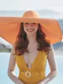 Ladies' Graceful Papyrus Beach/Sun Hats/Straw Hats