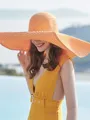 Ladies' Graceful Papyrus Beach/Sun Hats/Straw Hats