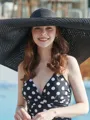 Ladies' Graceful Papyrus Beach/Sun Hats/Straw Hats