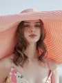 Ladies' Graceful Papyrus Beach/Sun Hats/Straw Hats