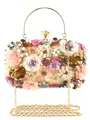 Fashion Satin Evening/Casual Bags With Flowers