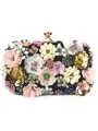 Fashion Satin Evening/Casual Bags With Flowers
