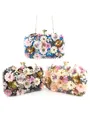 Fashion Satin Evening/Casual Bags With Flowers
