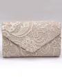 Pretty Lace Evening/Party Handbags With Flowers