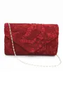 Pretty Lace Evening/Party Handbags With Flowers