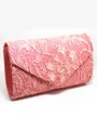 Pretty Lace Evening/Party Handbags With Flowers