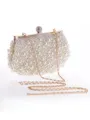 Pretty Polyester With Imitation Pearl Evening/Party Handbags