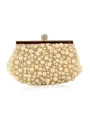Pretty Polyester With Imitation Pearl Evening/Party Handbags