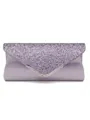 Pretty Polyester With Sequin Evening/Party Handbags