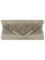 Pretty Polyester With Sequin Evening/Party Handbags