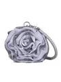 Charming Silk With Flower Evening/Party Handbags