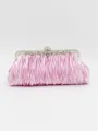 Elegant Satin With Rhinestone Evening/Party Handbags