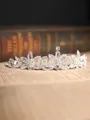 Gorgeous Clear Crystals Flower Wedding Headpieces